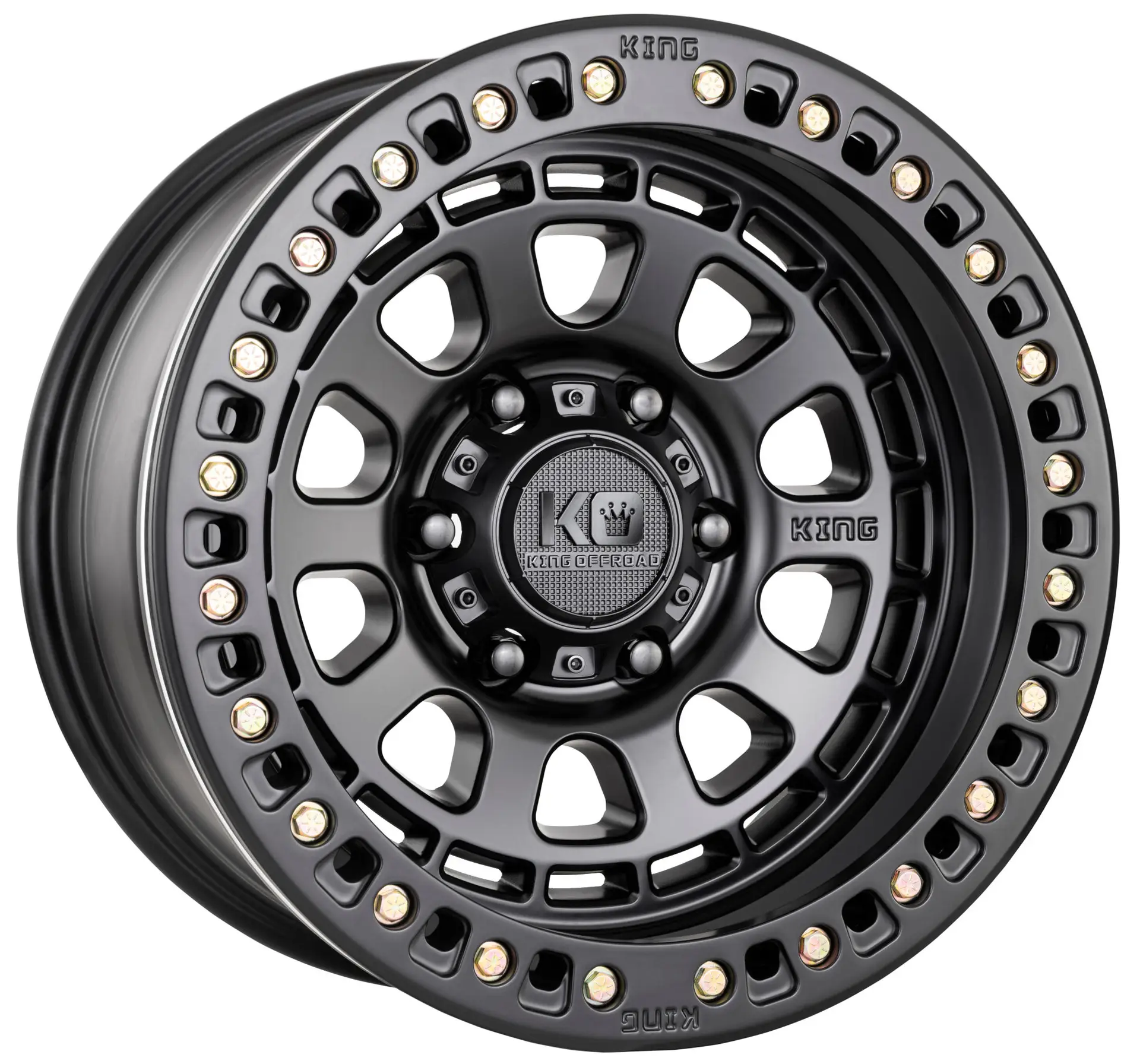 Comp-D Black Alloy Beadlock wheel