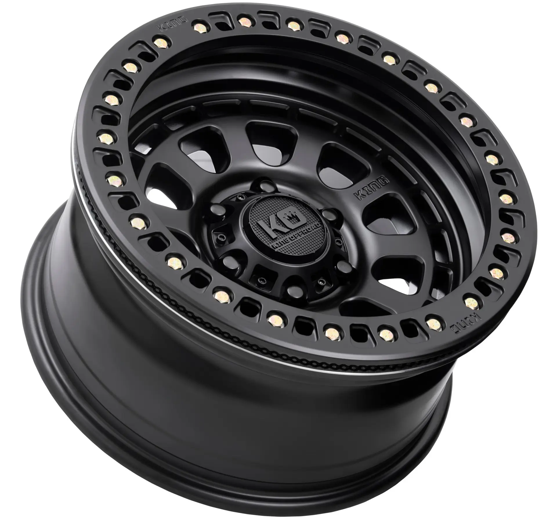 Comp-D Black Alloy Beadlock wheel