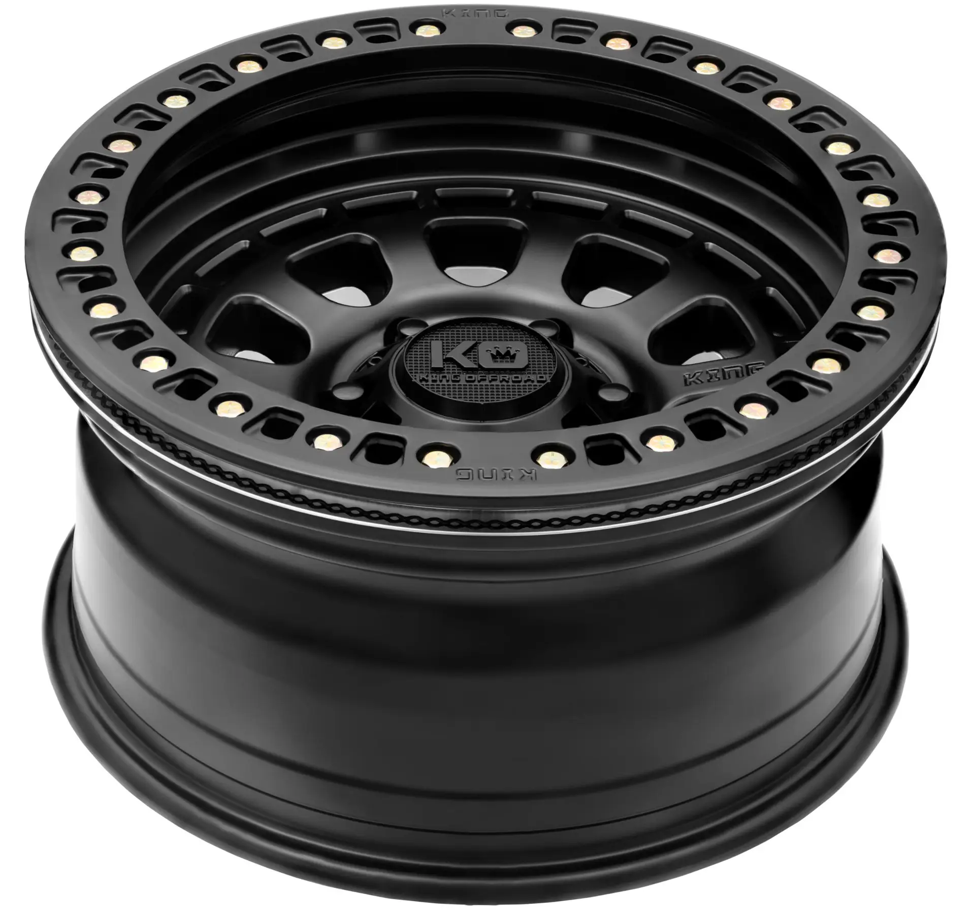 Comp-D Black Alloy Beadlock wheel